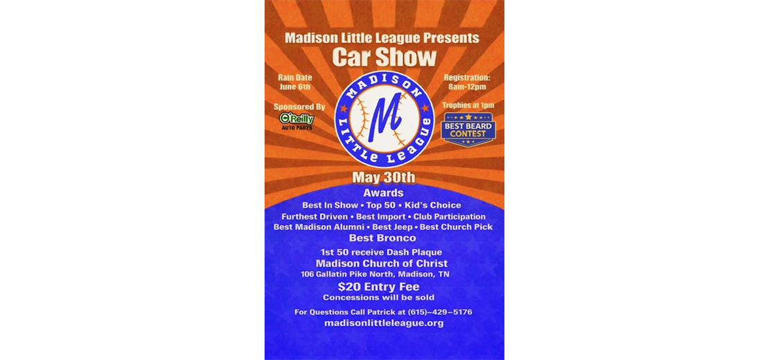 Madison Little League Car Show